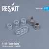 RESKIT RSU72-0188 F-100 SUPER SABRE LATE EXHAUST NOZZLE FOR TRUMPETER KIT 1/72